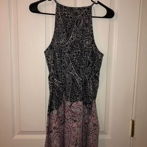 Patterned Tank Top Dress